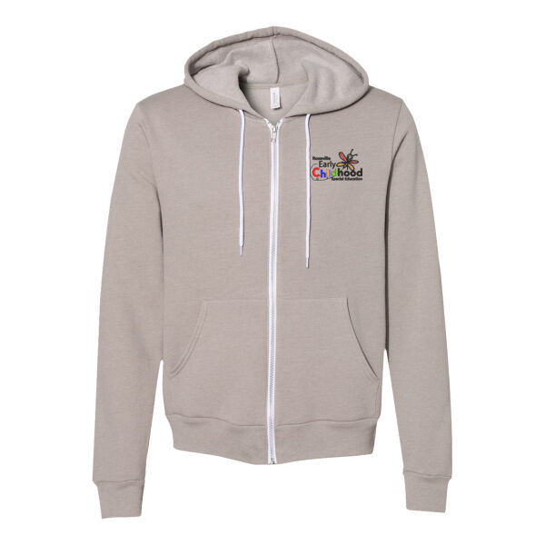 Bella + Canvas - Unisex Sponge Fleece Full-zip Hoodie - Embroidered Logo Thumbnail