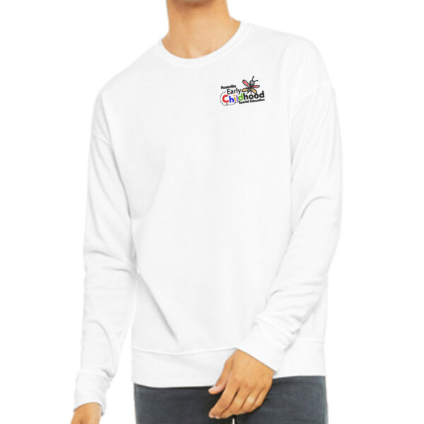 BELLA+CANVAS ® Unisex Sponge Fleece Drop Shoulder Sweatshirt - Embroidered Logo Thumbnail