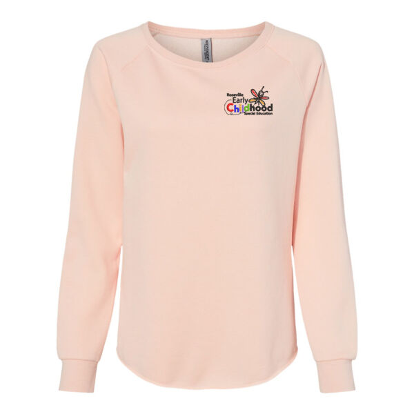 Independent Trading Co. - Women's California Wave Wash Crewneck Sweatshirt - Embroidered Logo Thumbnail