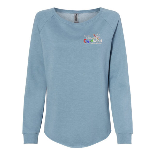 Independent Trading Co. - Women's California Wave Wash Crewneck Sweatshirt - Embroidered Logo Thumbnail