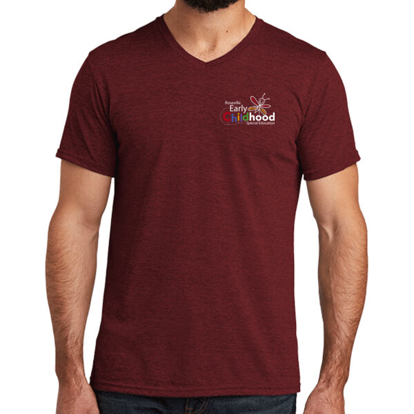 Allmade Unisex Tri-Blend V-Neck Tee - Printed Logo Thumbnail