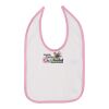 Infant Contrast Trim Premium Jersey Bib Thumbnail