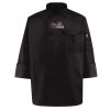 Black Knot Button Chef Coat Thumbnail