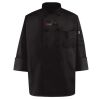 Black Knot Button Chef Coat Thumbnail
